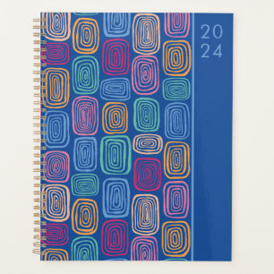 Agenda Arte abstrata colorida rabiscada