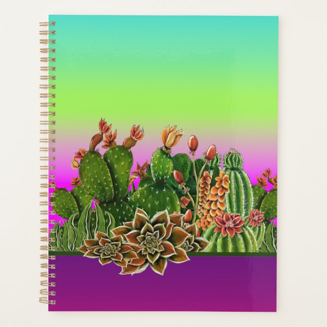 Agenda Arte Cactos (Frente)