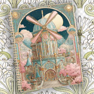 Agenda Arte Circense Romântica Vintage Art Nouveau