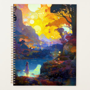 Agenda Arte de Paisagem de Fantasia Surreal