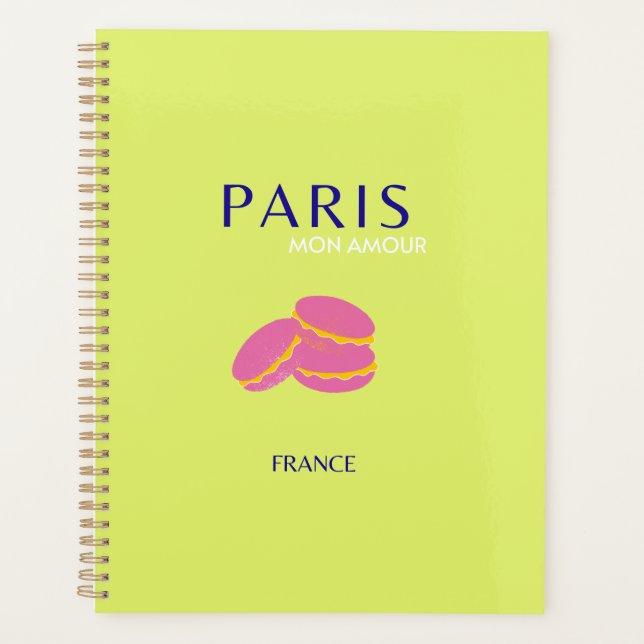 Agenda Arte de Viagem de Paris (Frente)