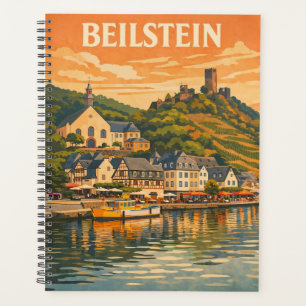 Agenda Arte de Viagem Vintage do Vale Alemão Beilstein