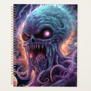 Agenda Arte do horror do monstro espacial