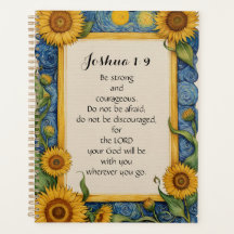 Arte do versículo da Bíblia Josué 1:9 NIV