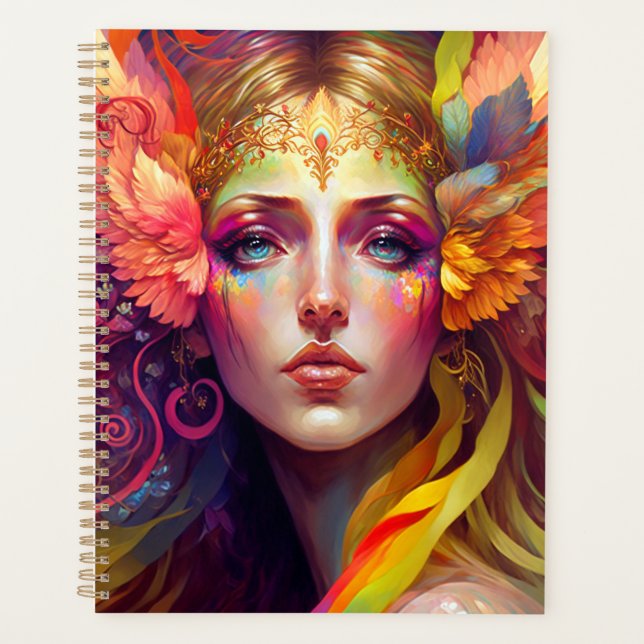 Agenda Arte Fantástica Arco-Íris (Frente)