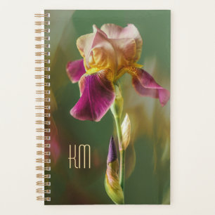 Agenda Arte fotográfico floral de íris sonhadora com mono
