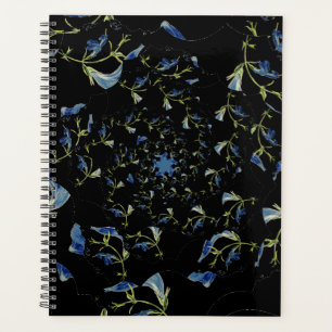 Agenda Arte fractal de Blue e Black Sage