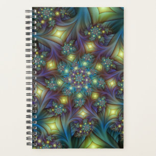 Agenda Arte Fractal Roxa Roxa Abstrato brilhante iluminad