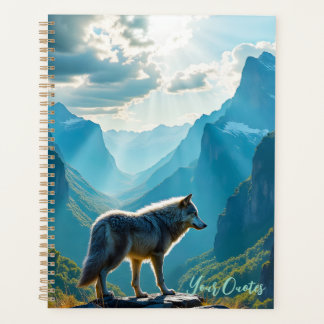 Agenda Arte Majestosa do Lobo da Montanha
