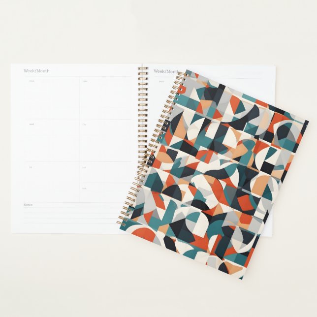 Agenda arte moderna abstrato (Exibição)