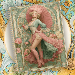 Agenda Arte Nova Romântica Circense Vintage