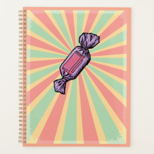 Agenda Arte Pop Vintage de Balas Embrulhadas