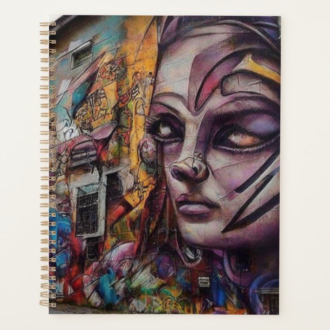 Agenda Arte Urbana sobre Edifício Abandonado (Frente)