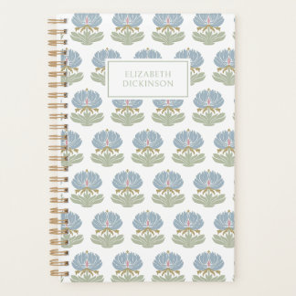 Agenda Artes Elegantes e Artesanato Inspirado em Floral A
