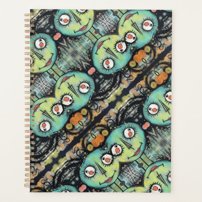 Agenda ArtLady 10 Encantada e angustiada (Frente)