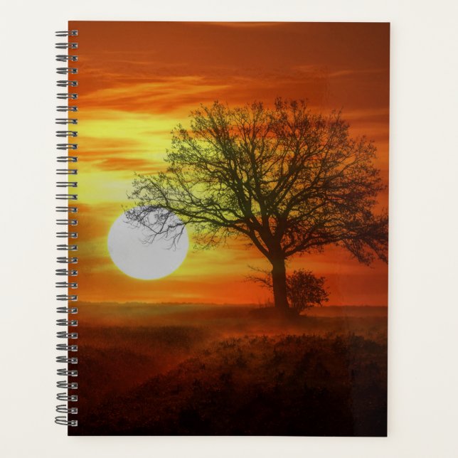 Agenda Árvore ao pôr do sol (Frente)