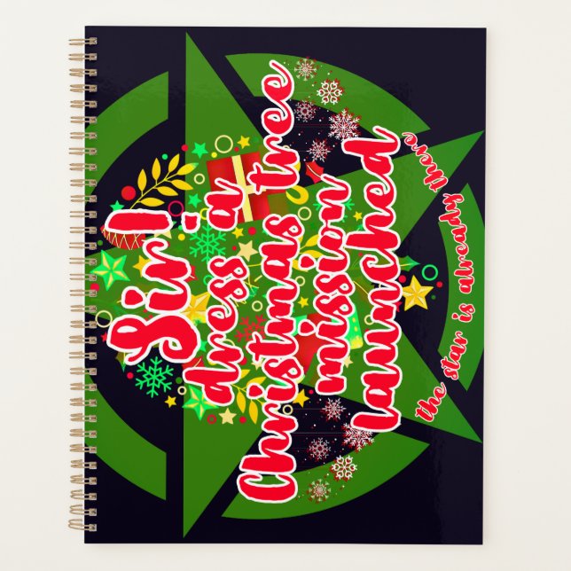 Agenda Árvore de Natal, missão, exército (Frente)