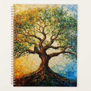 Agenda Árvore do Conhecimento - Pintura a óleo