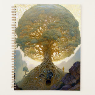 Agenda Árvore Mágica Da Arte Da Natureza Surreal Da Vida