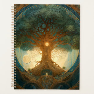 Agenda Árvore Mágica Da Arte Da Natureza Surreal Da Vida