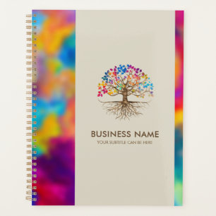 Agenda Árvore ouro da vida - Folhas coloridas