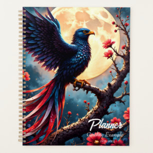 Agenda Asa Vermelha ao Luar – Ave de Fantasia Mística.