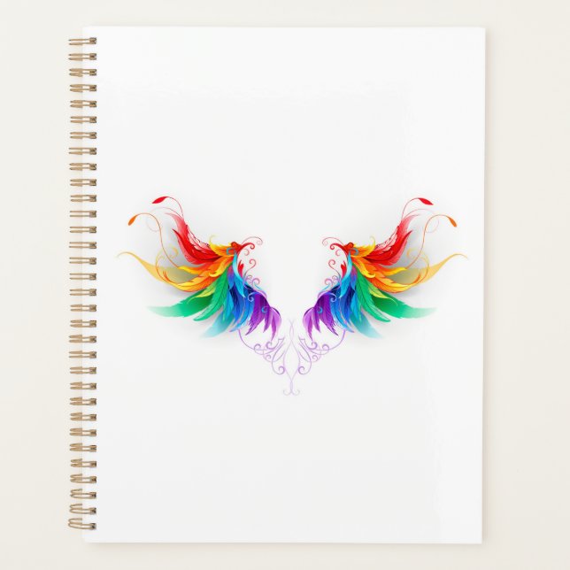 Agenda Asas Fluffy Rainbow (Frente)