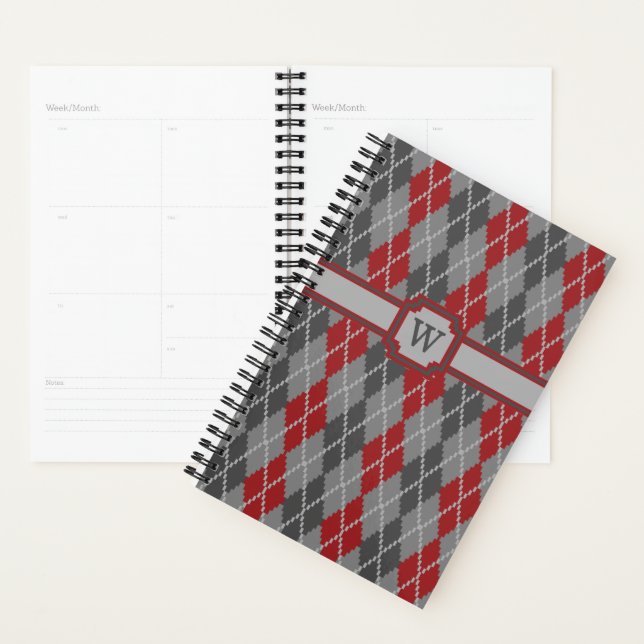Agenda Ashes e Embers Argyle Planner (Exibição)