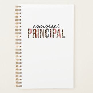 Agenda Assistant Principal Leopard Print Funny