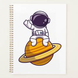 Agenda Astronauta Amigável Onda de um Planeta