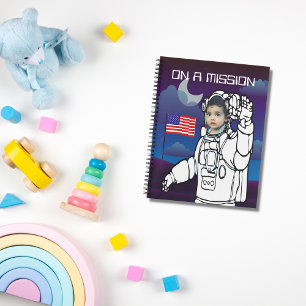 Agenda Astronauta No Aniversário Do Menino Exterior Da Lu