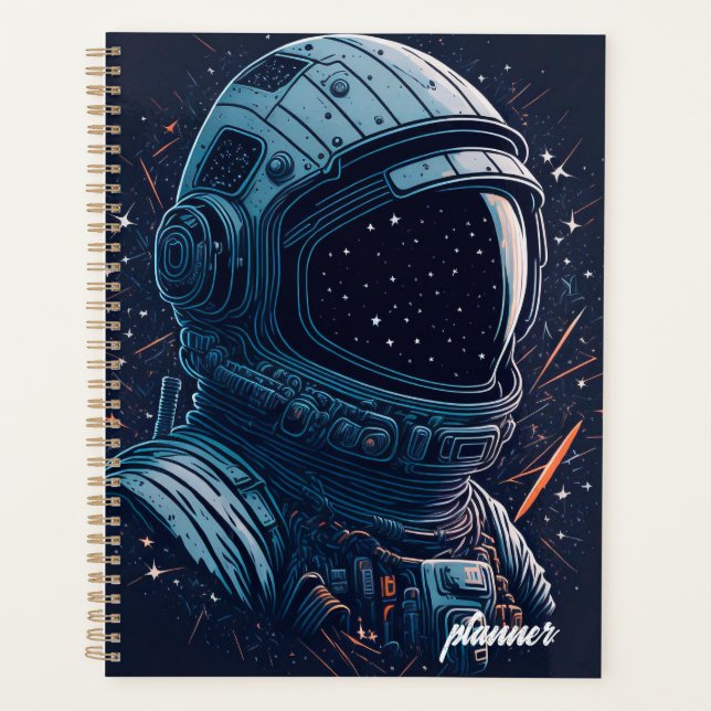Agenda Astronauta no espaço profundo (Frente)