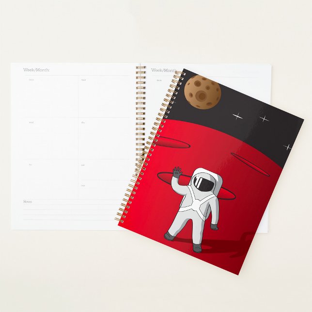 Agenda Astronauta no Planeta Vermelho do Explorador Espac (Criador carregado)
