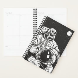 Agenda Astronauta Skeleton Spooky Skull