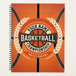 Agenda Atleta Personalizado do Jogador da Equipe de Basqu