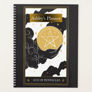 Agenda Atos de Pentágonos Abundance Tarot Diário