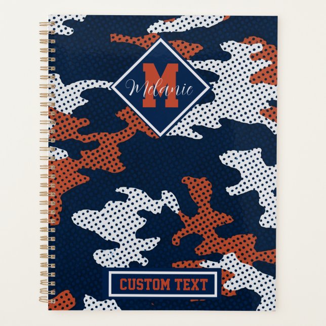 Agenda Auburn Deep-South Tiger Spirit Camo  (Frente)