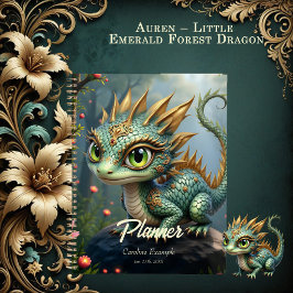 Agenda Auren – Pequeno Dragão da Floresta Esmeralda