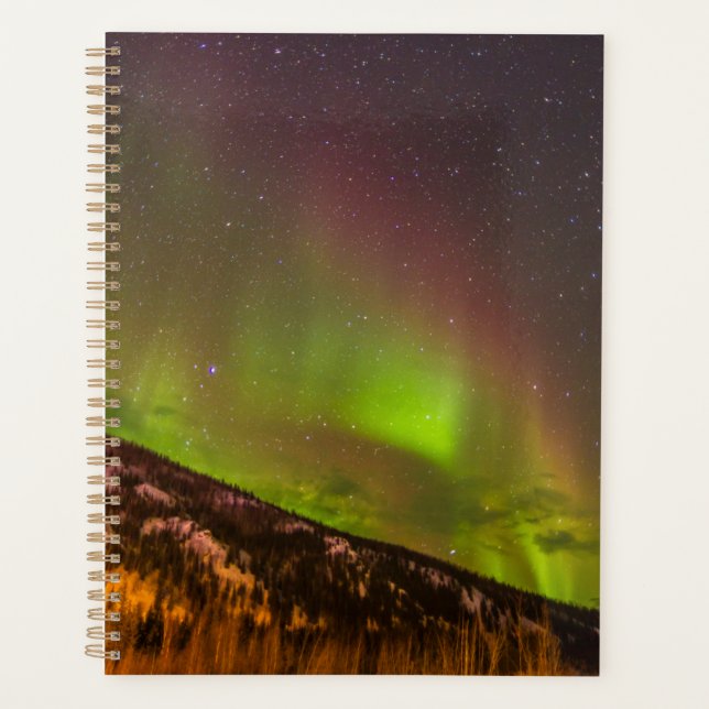 Agenda Aurora Borealis | Montanhas Fairbanks Alaska (Frente)