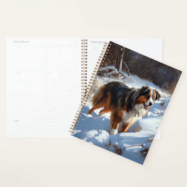 Agenda Australian Shepherd Deixe Nevar Natal (Exibição)