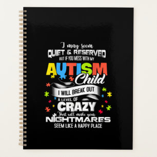 Agenda Autista Criança Autismo I Irá Quebrar Um Níve