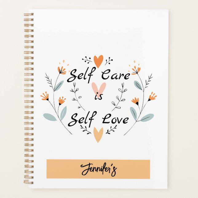 Agenda Autoatendimento é amor próprio:se abraça (Frente)