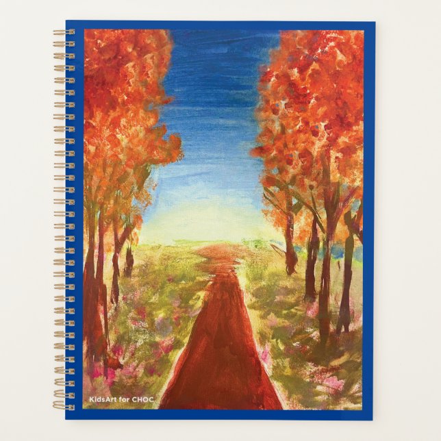 Agenda Autumn Road - KidsArt para CHOC (Frente)