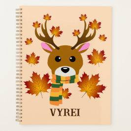 Agenda Autumn Scarf Deer Mapaves