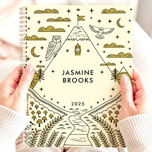 Agenda Aventura Caprichosa na Montanha 2025 Nome Personal