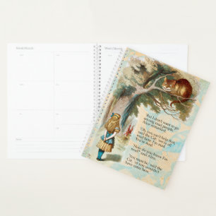 Agenda Aventuras de Alice no País das Maravilhas Gato de