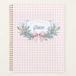 Agenda Avô de Gingham, Rosa-Rosa, de pré-disquete
