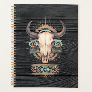 Agenda Aztec Boho Skull