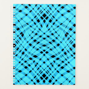 Agenda Azul abstrato