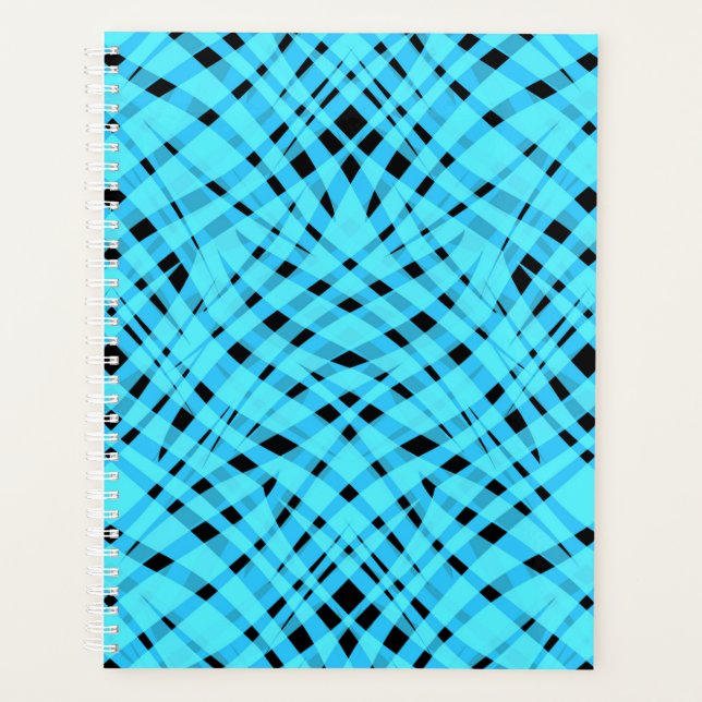 Agenda Azul abstrato (Frente)